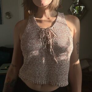 Vintage Y2K Forever 21 knit tank top size medium